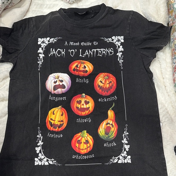 Trickz N' Treatz Tops - Black Halloween Graphic Tee